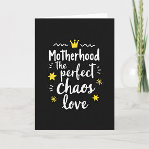 Amor de Madre Dorada Tarjeta de Arte