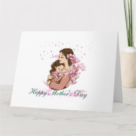 Amor de Madre e Hija – Tarjeta del Día de la Madre