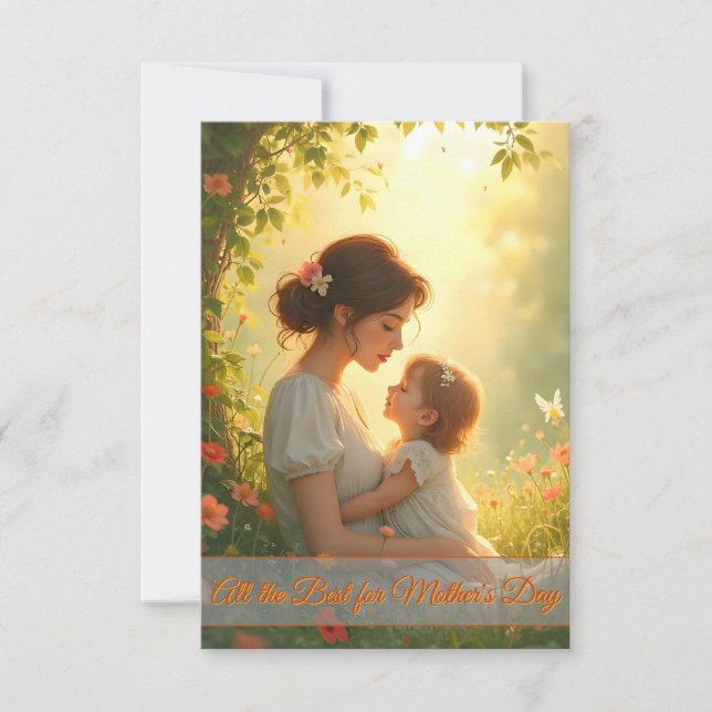 Amor de madre soltera en flor de luz (Anverso)