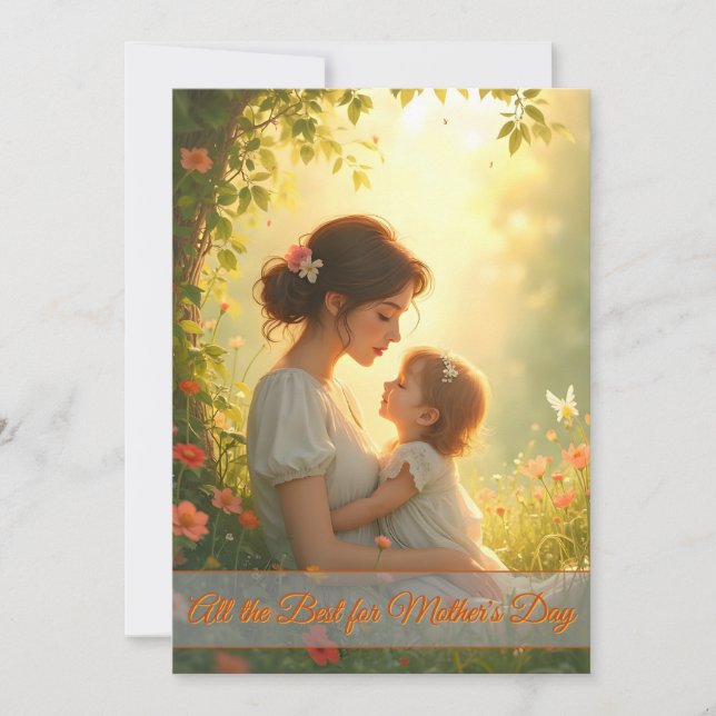 Amor de madre soltera en flor de luz (Anverso)
