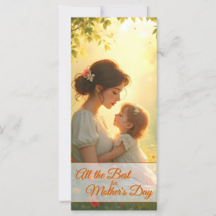 Amor de madre soltera en flor de luz