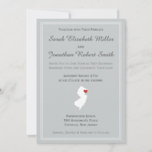 Amor de Nueva Jersey - Invitación a la boda de Per