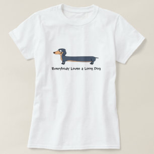Amor de perro largo - Camiseta básica de las mujer