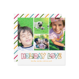 Amor de Vacaciones Alegre y Brillante Tarjeta Post