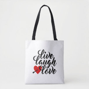 Amor de Valentín Caligrafía Bolsa de mano