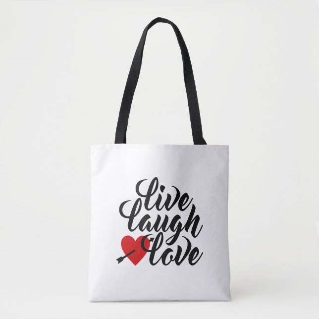 Amor de Valentín Caligrafía | Bolsa de mano (Anverso)
