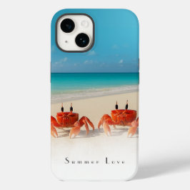 Amor de verano — iPhone 14 Funda duro 2 cangrejos