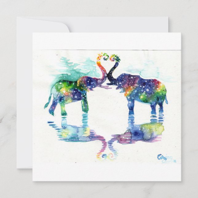 Amor del elefante (Anverso)