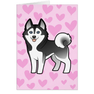 Amor del husky siberiano/del Malamute de Alaska