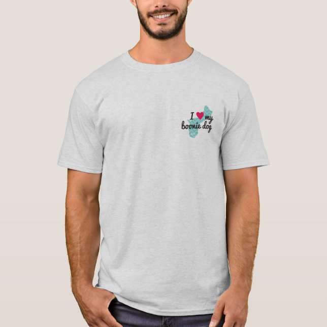 Amor del I de los hombres mi camisa del perro de (Anverso)