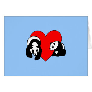 Amor del oso de panda