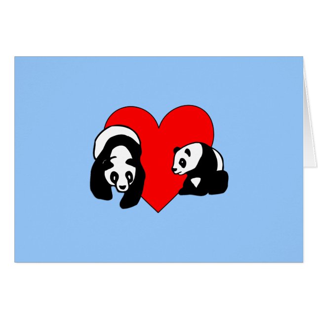 Amor del oso de panda (Anverso (Horizontal))