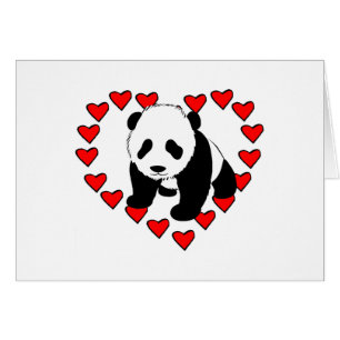 Amor del oso de panda
