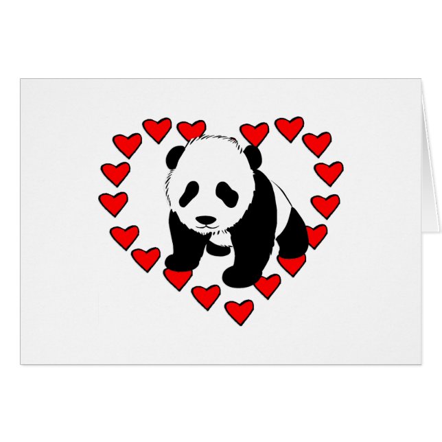 Amor del oso de panda (Anverso (Horizontal))