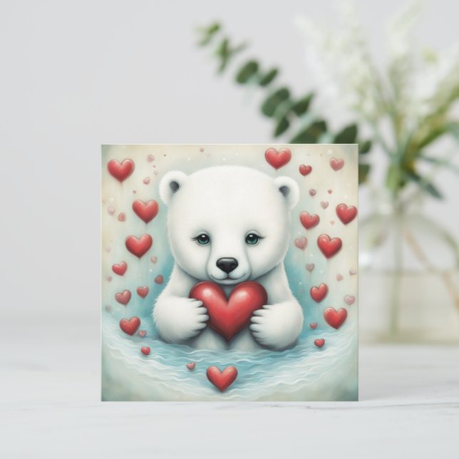 Amor del oso polar 1 (Anverso de pie)