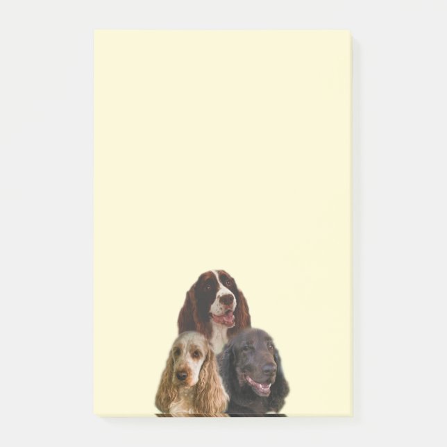 Amor del perro de aguas - notas de post-it (Anverso)