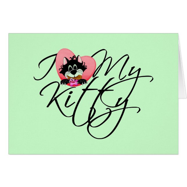 Amor del rosa I mis camisetas y regalos del gatito (Anverso (Horizontal))