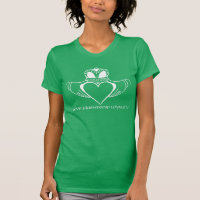Amor del símbolo de Claddagh, lealtad, camiseta de