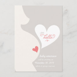 Amor desde la Invitación del embarazo en el estóma