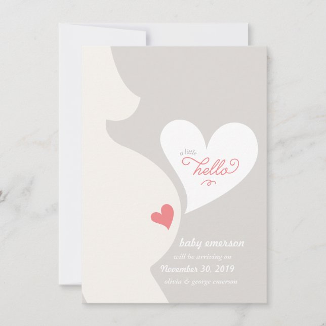 Amor desde la Invitación del embarazo en el estóma (Anverso)