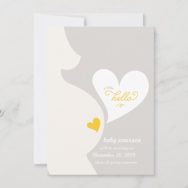 Amor desde la Invitación del embarazo en el estóma (Anverso)