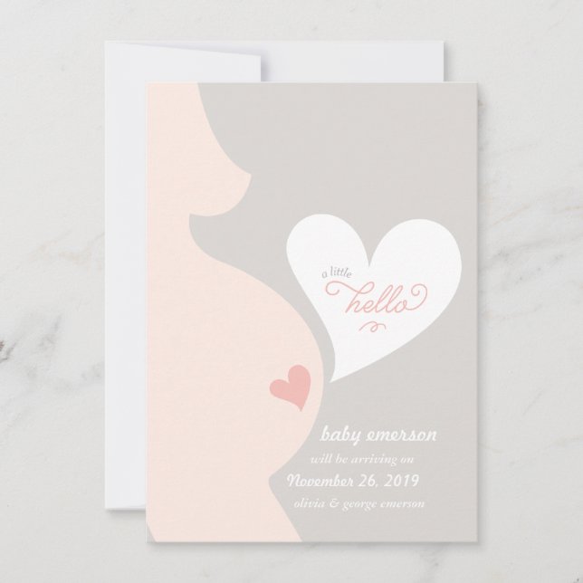 Amor desde la Invitación del embarazo en el estóma (Anverso)