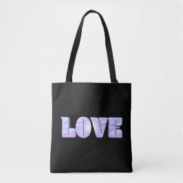 AMOR, Diseño 3D, Bolsa De Tote Moderna, Única, Ele