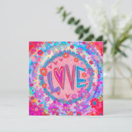 Amor Divertido Floral Rosa Femenino Inspiración Du