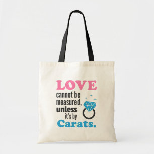 Amor Divertido no puede ser medido Bolsa Tote de A