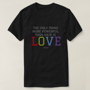 AMOR (doble cara) (oscuro) - Una camiseta MisterP