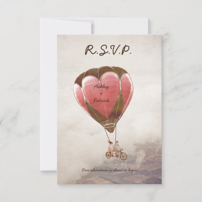 AMOR DREAM Wedding Invitación RSVP (Anverso)