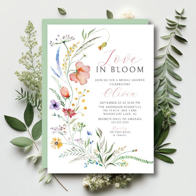 Amor En Bloom Invitación A La Ducha Bridal (Subido por el creador)