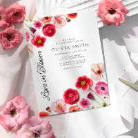 Amor En Bloom Invitación A La Ducha Bridal