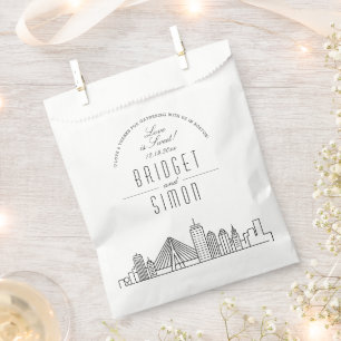 Amor en Boston Bolsas favoritas de bodas