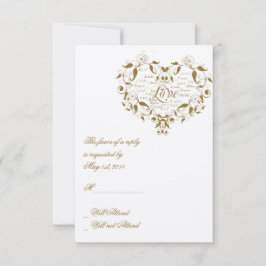 Amor en cualquier idioma con tarjeta de respuesta 