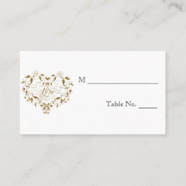Amor en cualquier idioma en tarjetas de Boda de or