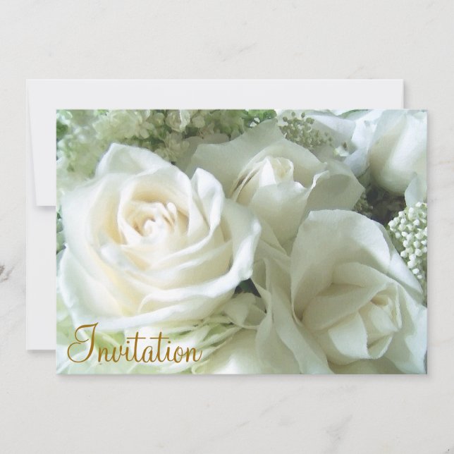 Amor en el día de la boda, invitación (Anverso)