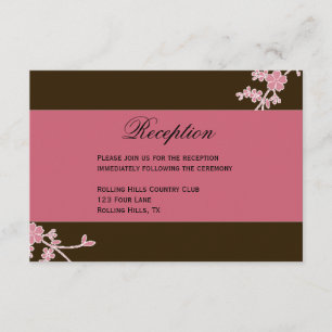 Amor en Flor: Invitación a la Recepción de Boda