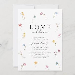 amor en flor Invitación de Despedida de Soltera co