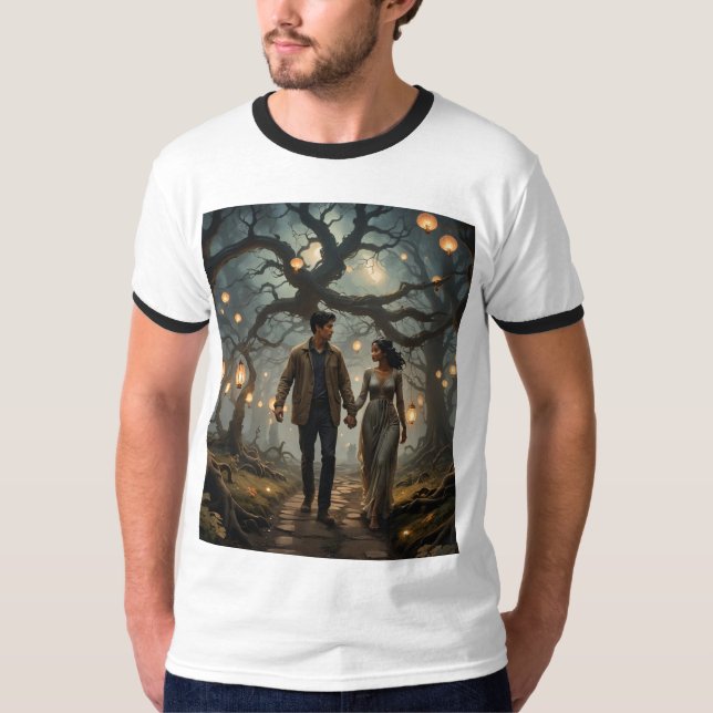 Amor en la camiseta de la luz de la luna (Anverso)