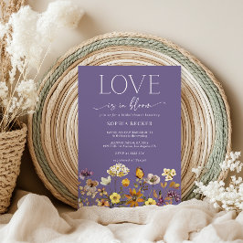 Amor en la lavanda de sangre Invitación a ducha de