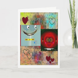 "Amor en la primera vista" 5 x tarjeta en blanco 7