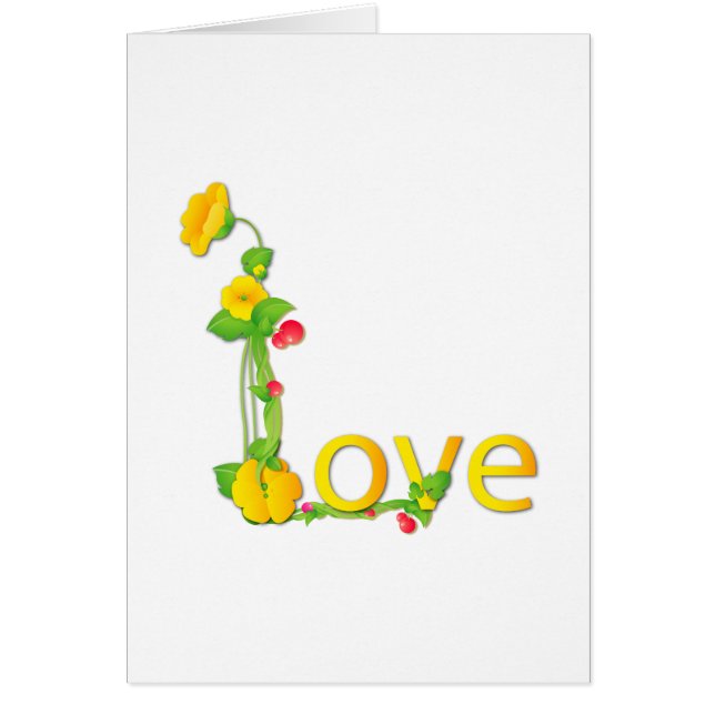 Amor en las flores amarillas (Frente)