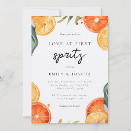 Amor en las primeras parejas de Spritz Invitación 
