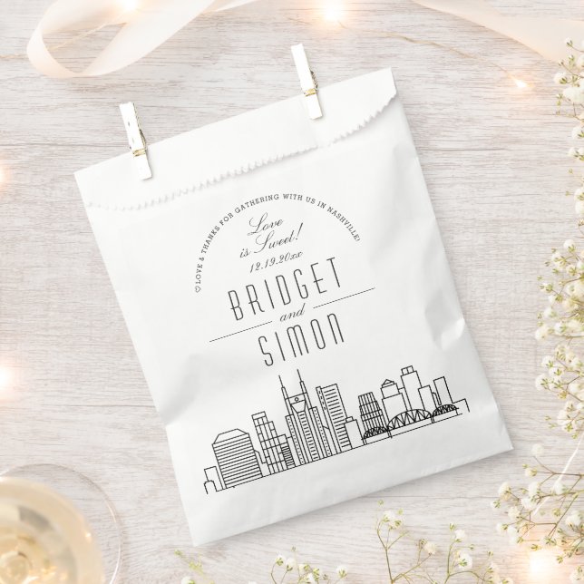 Amor en Nashville | Bolsas favoritas de bodas (Cortado)