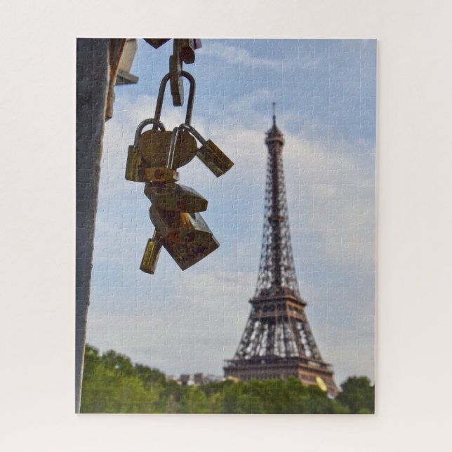 Amor en París - 16x20 - 520 pcs Rompecabezas (Vertical)