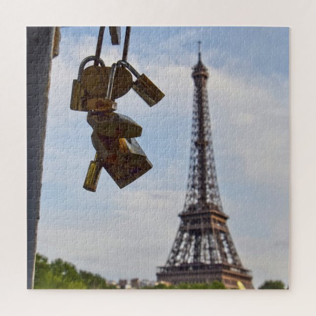 Amor en París - 20x20 - 676 pcs. Rompecabezas (Vertical)
