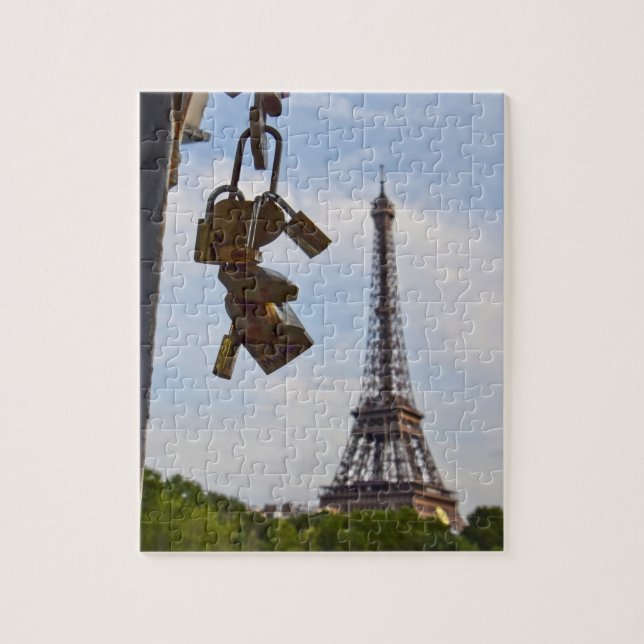 Amor en París - 8x10 - 110 pcs Rompecabezas (Vertical)