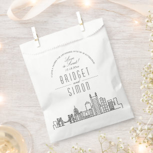 Amor en Pittsburgh   Bolsas favoritas de bodas
