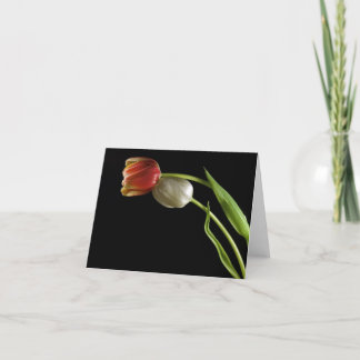 Amor en tarjeta de nota de la primavera